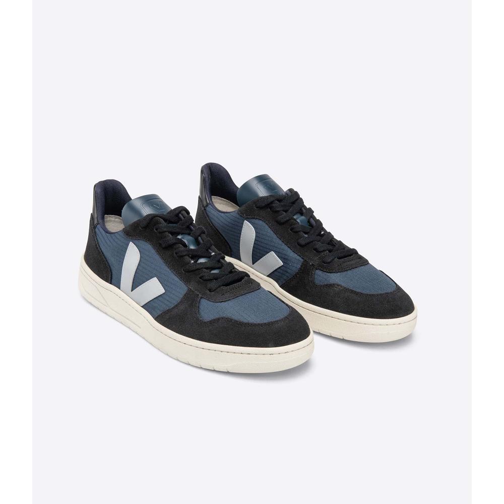 Αθλητικά Παπούτσια ανδρικα Veja V-10 RIPSTOP Black/Blue | GR 326NWY